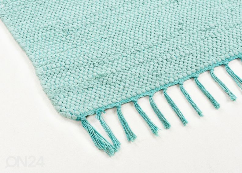 Matto Happy Cotton 70x140 cm, mintunvihreä kuvasuurennos