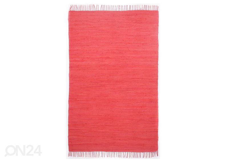 Matto Happy Cotton UNI 160x230 cm, punainen kuvasuurennos