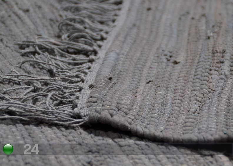 Matto Happy Cotton Uni 40x60 cm, harmaa kuvasuurennos