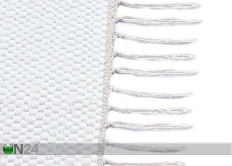 Matto Happy Cotton Uni 40x60 cm, valkoinen kuvasuurennos