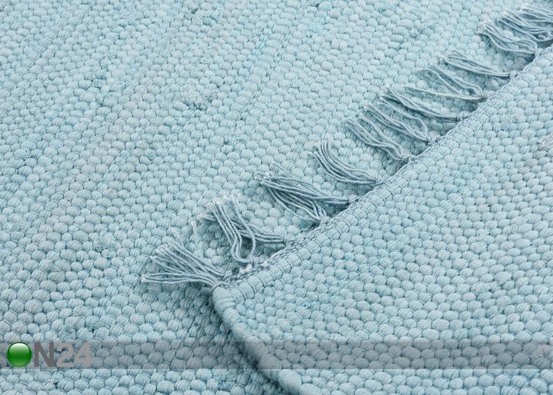 Matto Happy Cotton Uni 70x140 cm, vaaleansininen kuvasuurennos