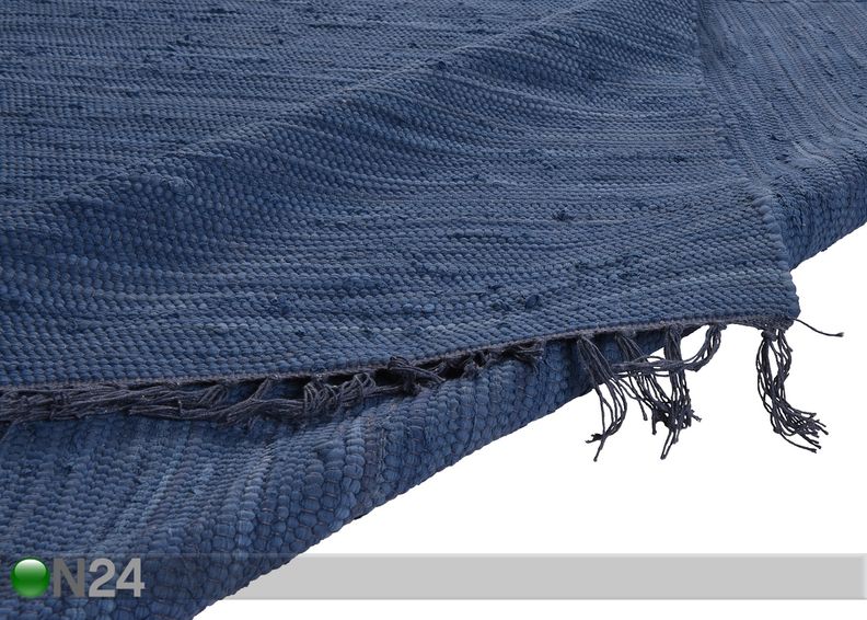 Matto Happy Cotton Uni 90x160 cm, sininen kuvasuurennos