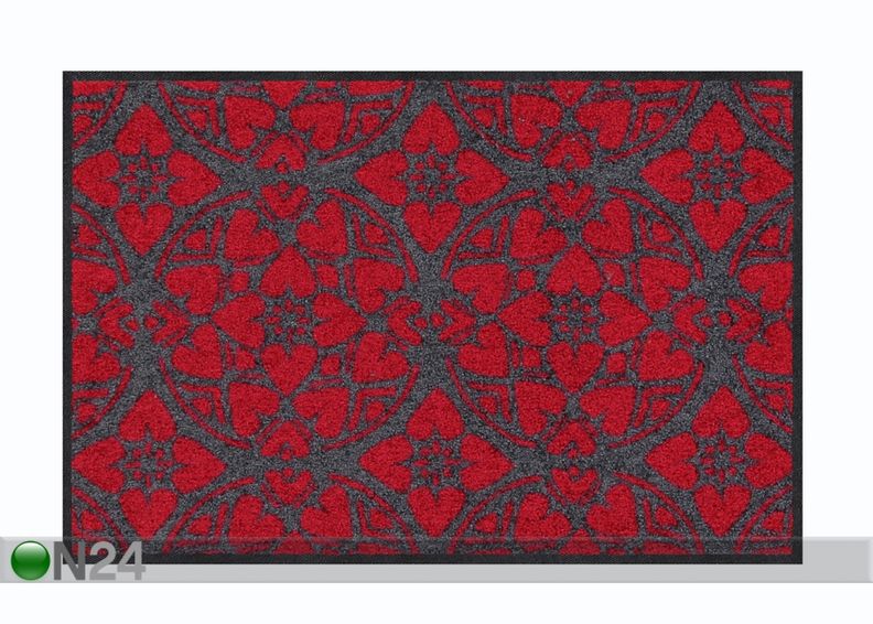 Matto Heart Windows 50x75 cm kuvasuurennos