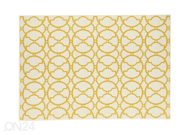 Matto Interlaced Ivory 133x190 cm kuvasuurennos