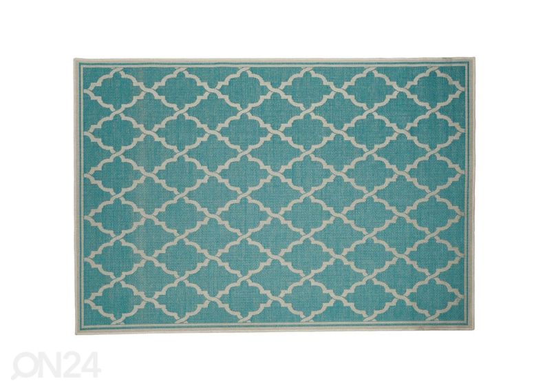 Matto Intreccio Turquoise 135x190 cm kuvasuurennos