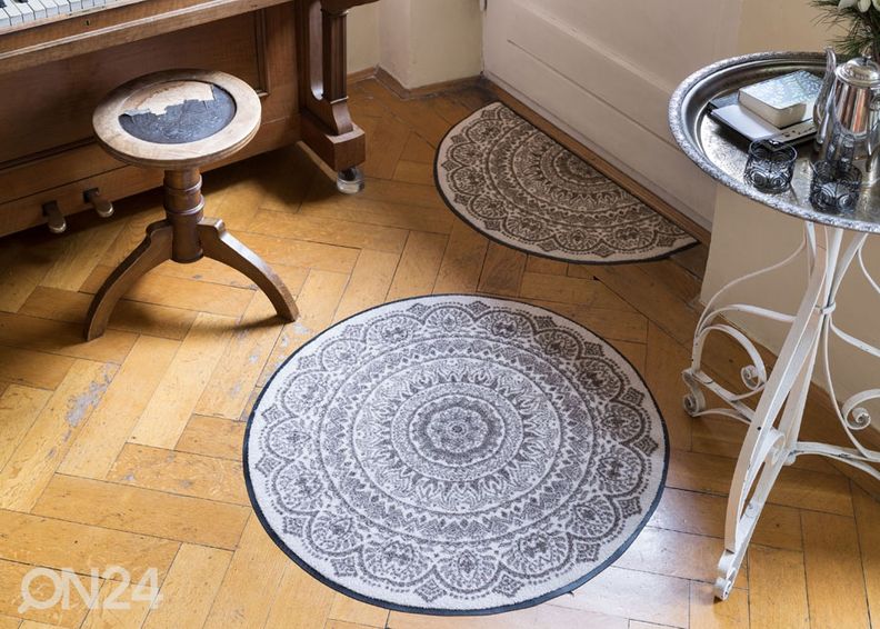 Matto MEDAILLON NOUGAT Ø85 cm kuvasuurennos