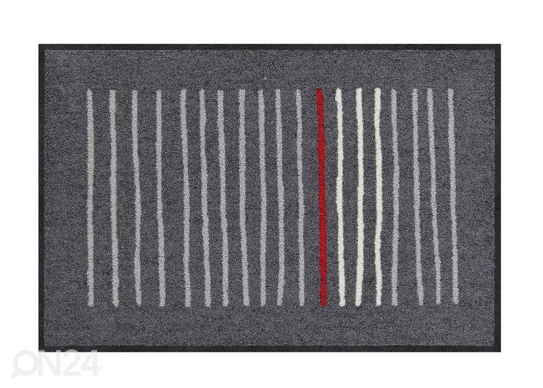 Matto Mikado graphite 50x75 cm kuvasuurennos