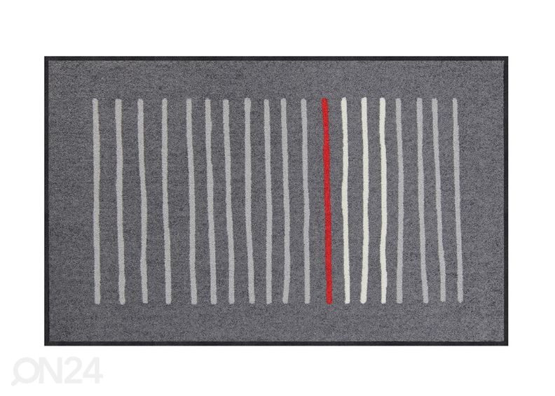 Matto Mikado graphite 75x120 cm kuvasuurennos