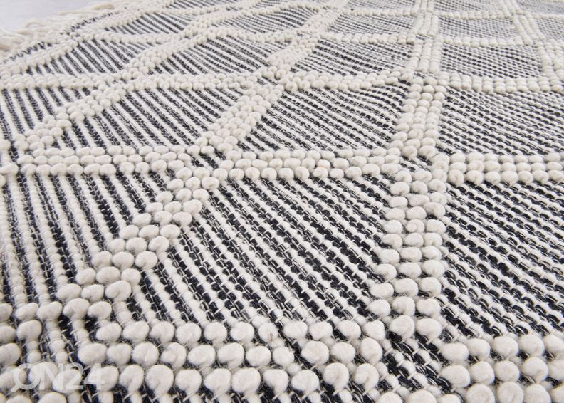 Matto om Tailor Colored Macrame Ø140 cm luonnonsävy kuvasuurennos