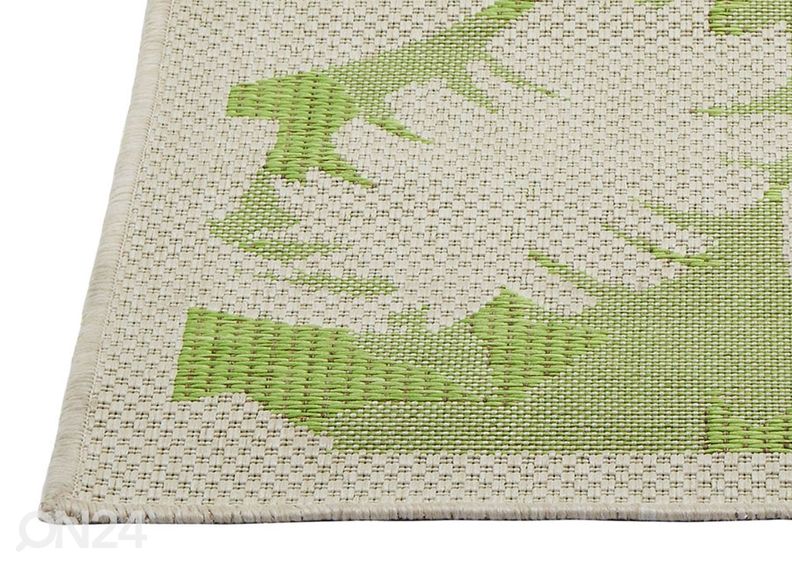 Matto Palms Green 160x230 cm kuvasuurennos