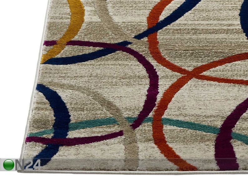 Matto Rings Multi 140x200 cm kuvasuurennos