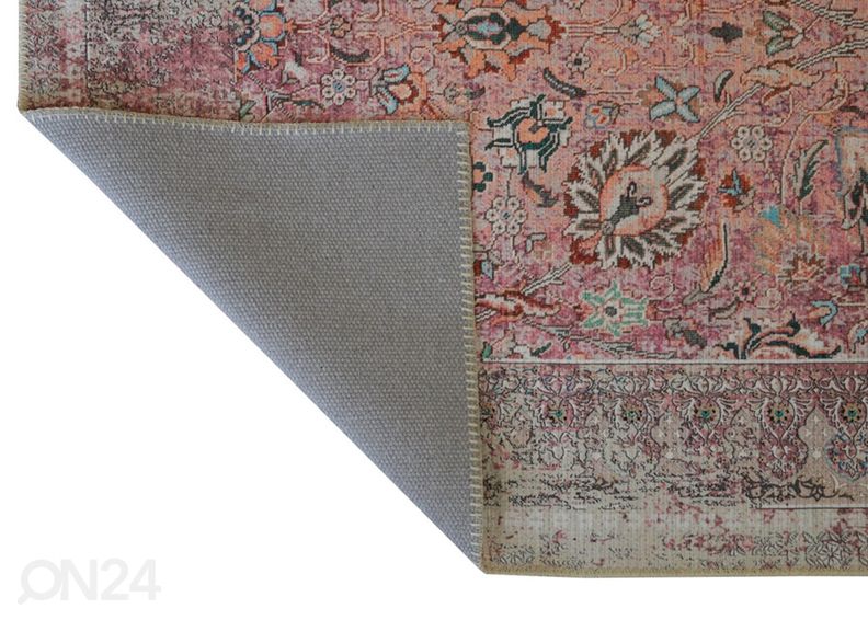 Matto Sarouk Pink 200x290 cm kuvasuurennos