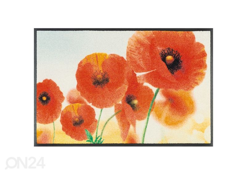 Matto SUNNY POPPY 50x75 cm kuvasuurennos