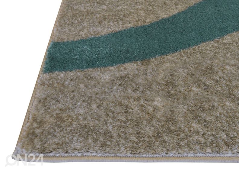 Matto Swirl Grey Aqua 80x150 cm kuvasuurennos