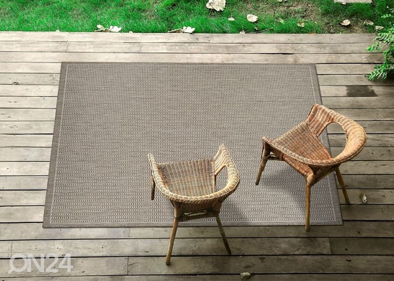 Matto Tatami Taupe 200x200 cm kuvasuurennos