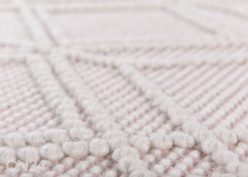 Matto Tom Tailor Colored Macrame, 65x135 cm vaaleanpunainen kuvasuurennos