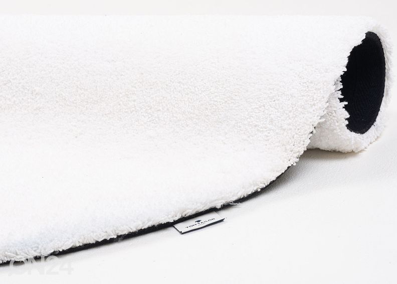 Matto Tom Tailor Cozy Ø140 cm valkoinen kuvasuurennos