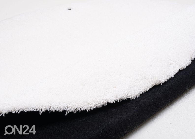 Matto Tom Tailor Cozy Ø140 cm valkoinen kuvasuurennos