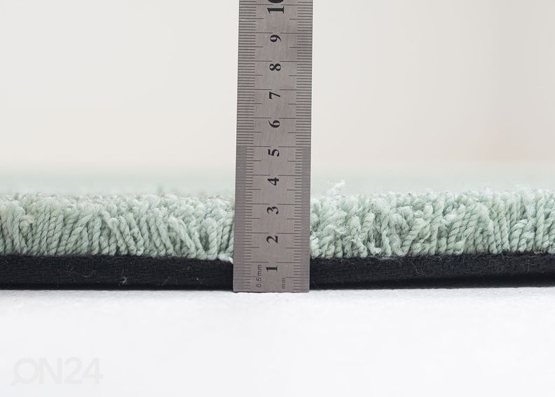 Matto Tom Tailor Cozy Ø190 cm minttu kuvasuurennos