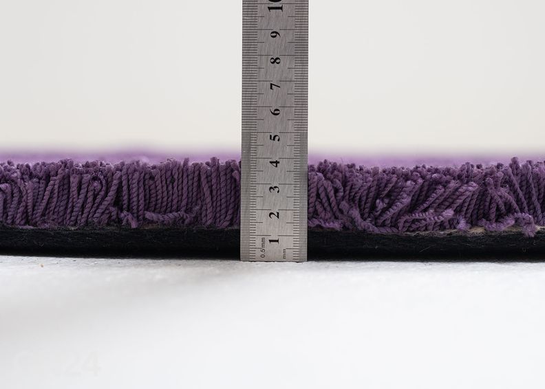 Matto Tom Tailor Cozy Ø190 cm violetti kuvasuurennos