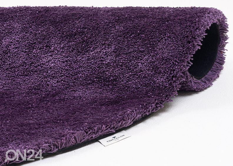 Matto Tom Tailor Cozy Ø190 cm violetti kuvasuurennos