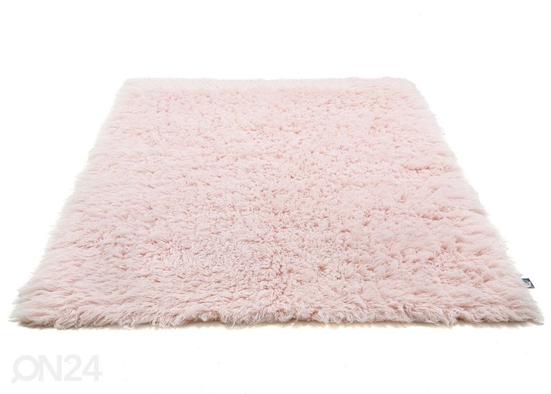 Matto Tom Tailor Fluffy Uni 180x250 cm, vaaleanpunainen kuvasuurennos