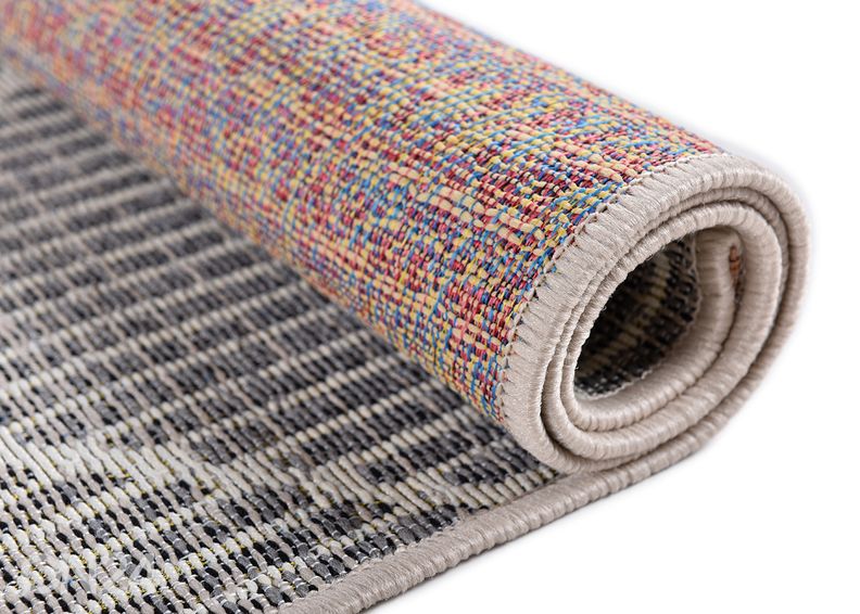 Matto Tom Tailor Funky Outdoor Geometric, 60x100 cm beige kuvasuurennos