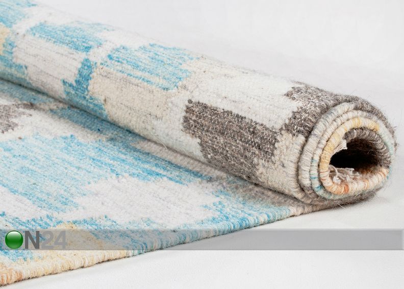 Matto Vintage Check Kelim 140x200cm kuvasuurennos