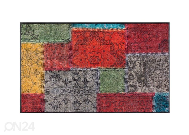 Matto Vintage Patches 75x120 cm kuvasuurennos