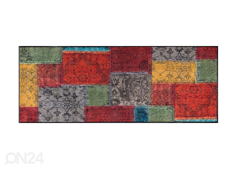 Matto Vintage Patches 75x190 cm kuvasuurennos