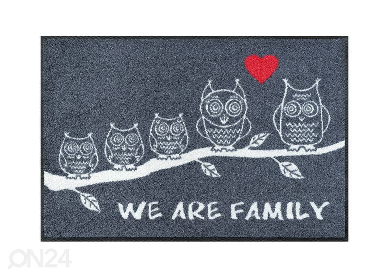Matto WE ARE FAMILY 50x75 cm kuvasuurennos