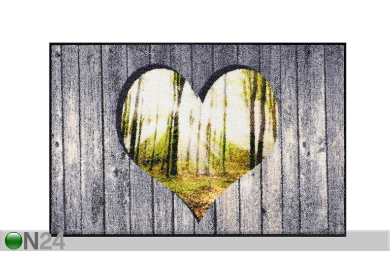 Matto WOODEN WALL 50x75 cm kuvasuurennos