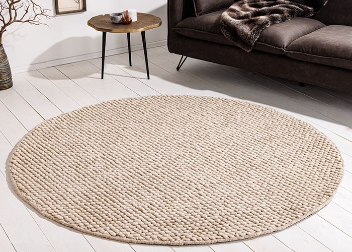 Matto Wool Ø 150 cm kuvasuurennos