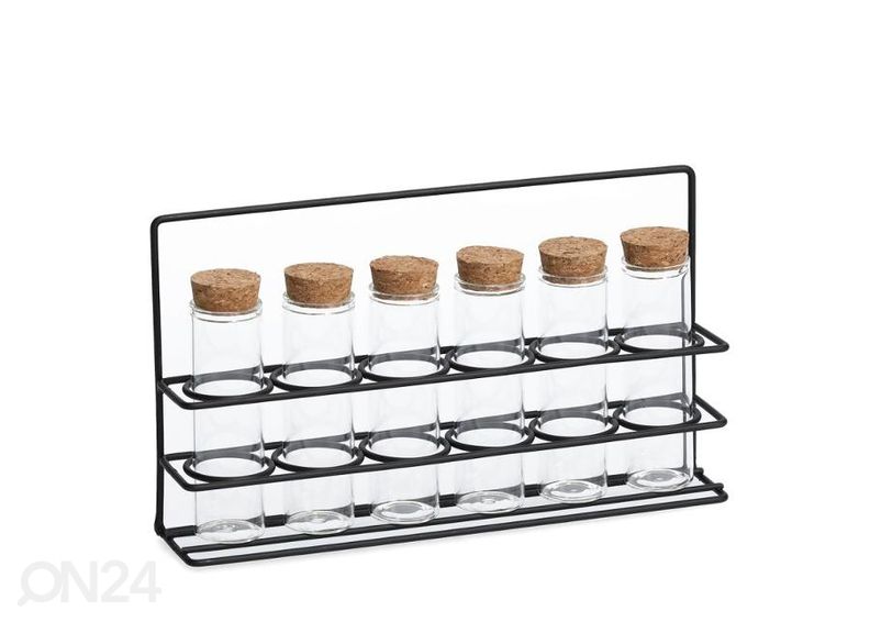 Mausteainehylly, 7 purkkia kuvasuurennos