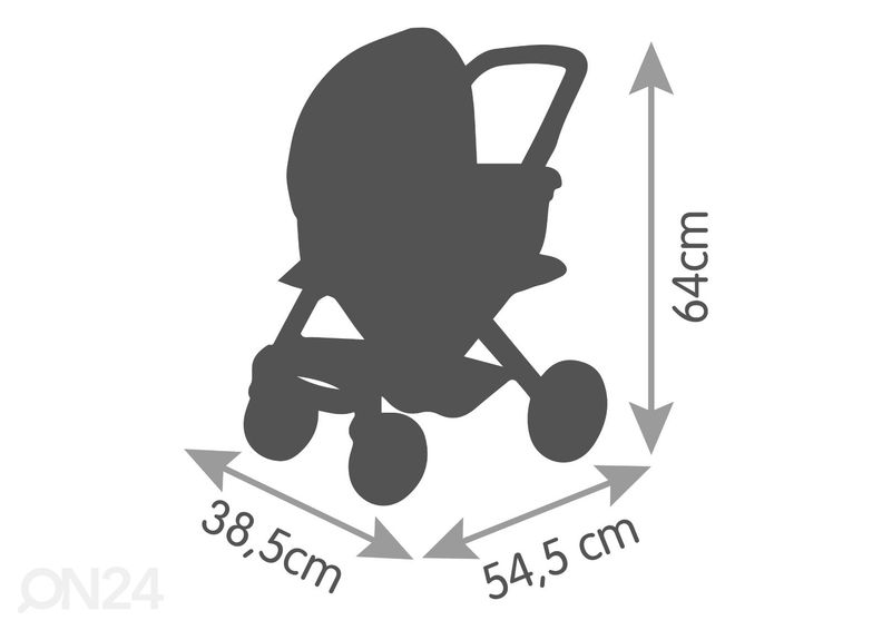 Maxi-Cosi nukenvaunut 3in1 Smoby kuvasuurennos