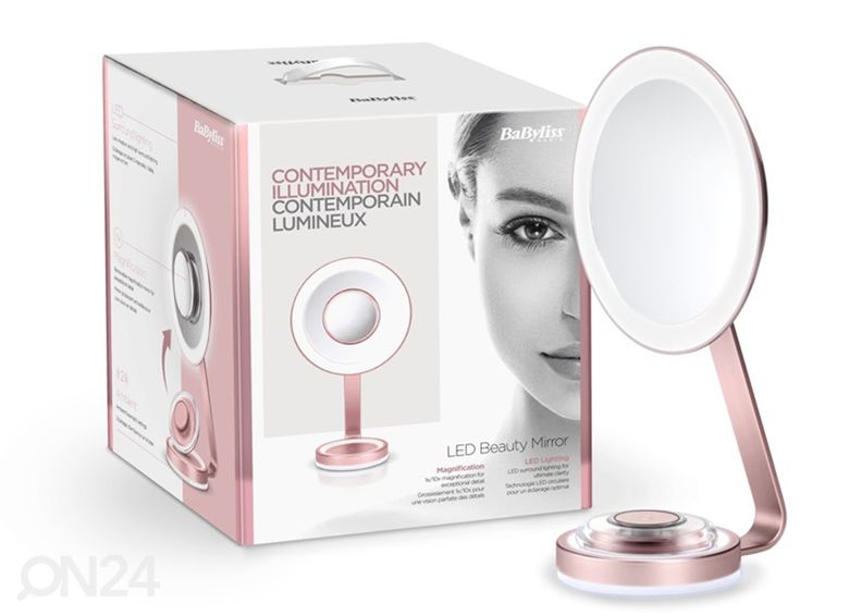Meikkipeili valolla Babyliss kuvasuurennos