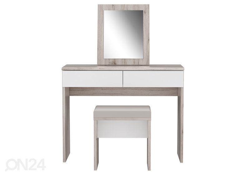 Meikkipöytä ja jakkara kuvasuurennos