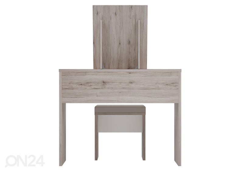 Meikkipöytä ja jakkara kuvasuurennos