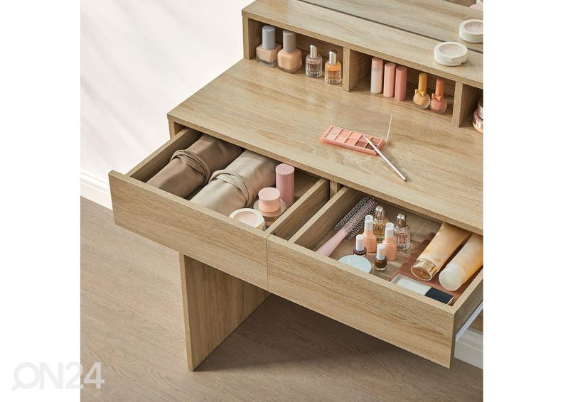 Meikkipöytä, sonoma tammi kuvasuurennos