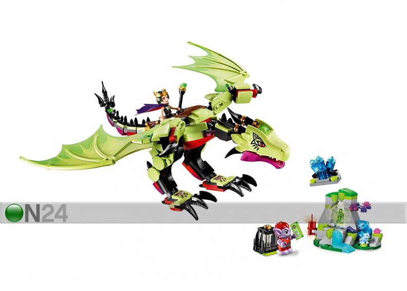 Mennikäiskuninkaan ilkeä lohikäärme LEGO Elves kuvasuurennos