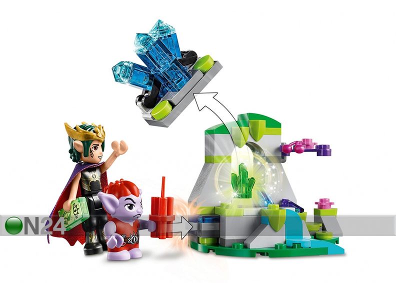Mennikäiskuninkaan ilkeä lohikäärme LEGO Elves kuvasuurennos