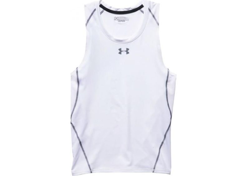 Miesten hihaton kompressiopaita Under Armour HeatGear Compression Tank M 1271335-100 kuvasuurennos