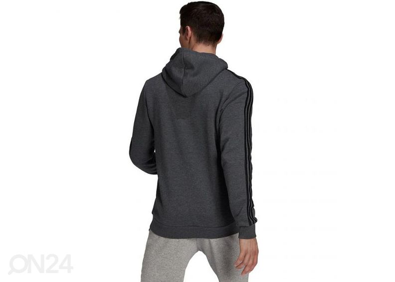 Miesten huppari Adidas Essentials Fleece 3-Stripes kuvasuurennos