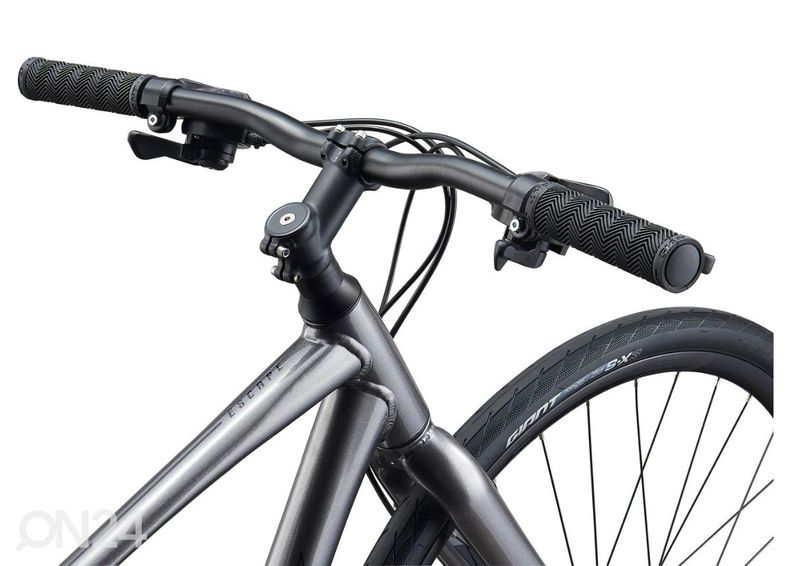 Miesten hybridipyörä Giant Escape Disc 3 Metallic Black (2022) - M kuvasuurennos