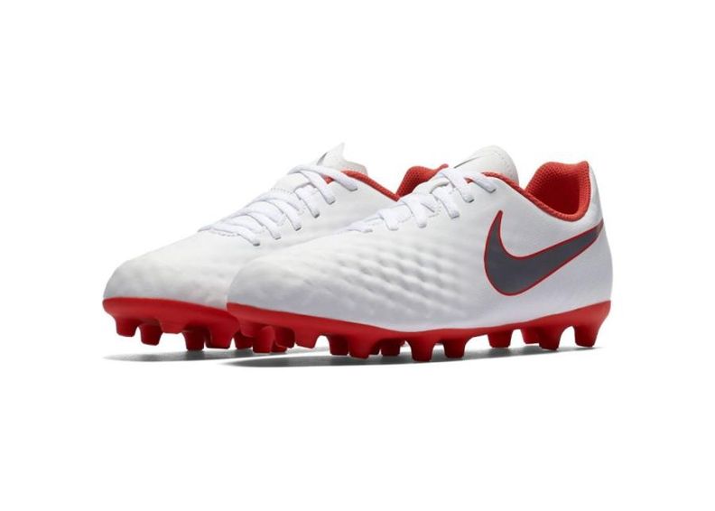 Miesten jalkapallokengät Nike MagistaObra 2 Club FG JR AH7314 107 valkoiset kuvasuurennos