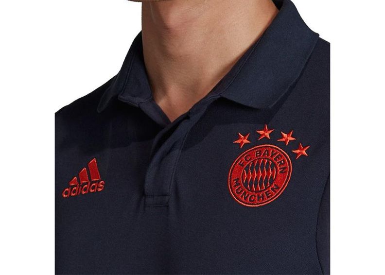 Miesten jalkapallopaita adidas Bayern Monachium Polo 19/20 M DX9197 kuvasuurennos