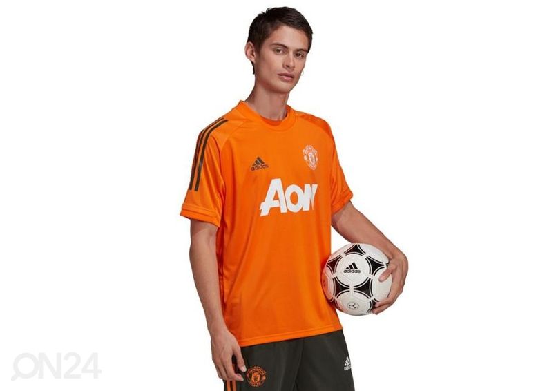 Miesten jalkapallopaita Adidas Manchester United Training Jersey kuvasuurennos