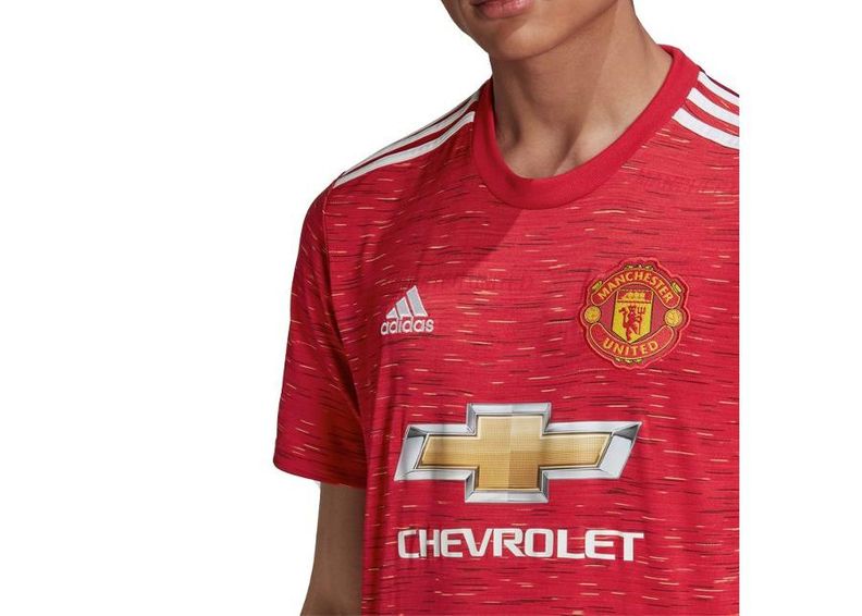 Miesten jalkapallopaita Adidas Mufc Home Jersey 20/21 M GC7958 kuvasuurennos