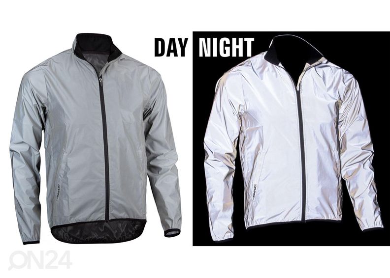 Miesten kalvotakki heijastin materiaalia kuvasuurennos