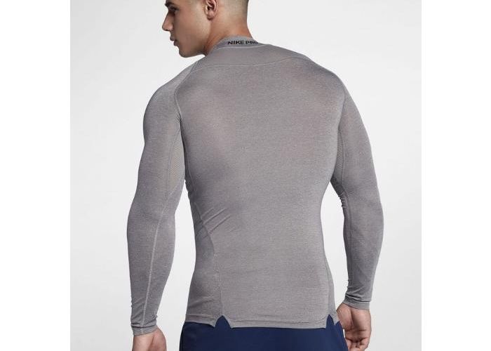 Miesten kompressiopaita Nike M NP TOP LS Comp MOCK M 838079-091 kuvasuurennos